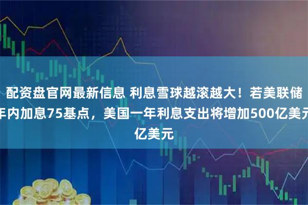 配资盘官网最新信息 利息雪球越滚越大！若美联储年内加息75基点，美国一年利息支出将增加500亿美元